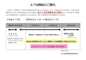 ＡＴＭ移転のご案内のサムネイル